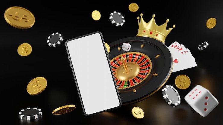 Tampilan kasino langsung myemulator di aplikasi iOS melalui Safari dengan dealer bermain baccarat
